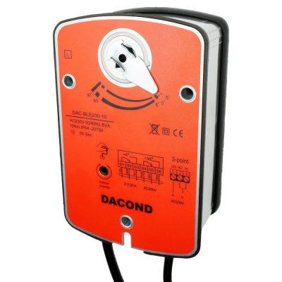 Электропривод DACOND DAC-BLE24-10 (10 Н·м, 24 В, дымоудаление, реверсивный)
