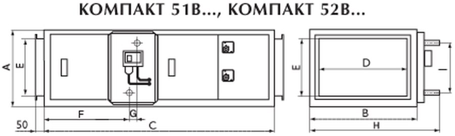 Приточные установки Компакт 516В4 EC3