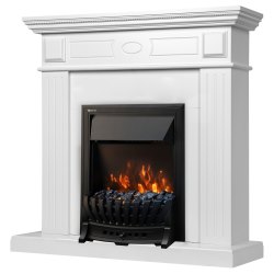 Каминокомплект: Очаг Electrolux Classic EFP/P-1020LS, портал Bianco Classic белый