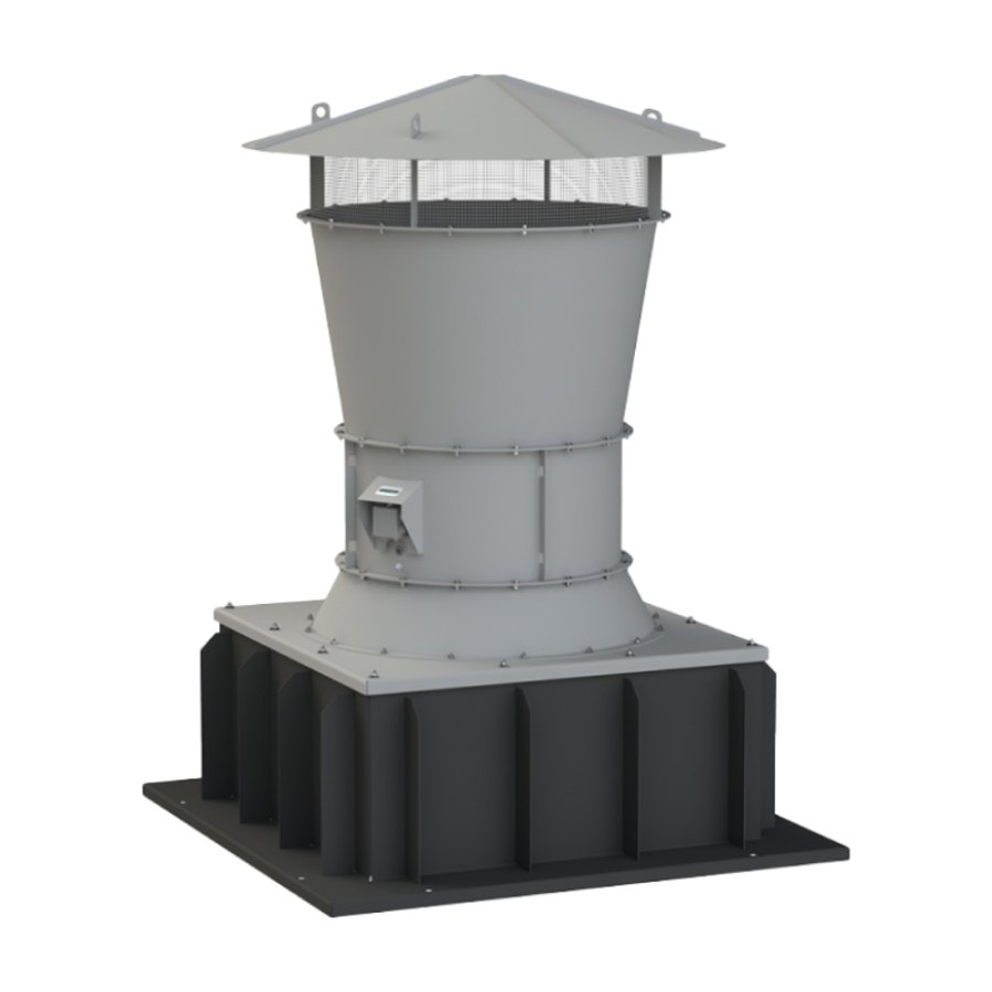 Крышный осевой вентилятор ВКО-13-284 №3,15, Ø315 мм