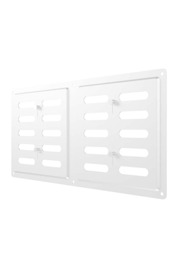 Решетка вентиляционная MER регулируемая 300х150 окрашенная сталь White ERA
