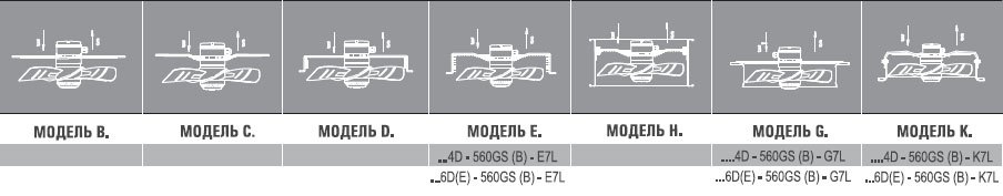 AXW4D-550B-G5L вентилятор осевой для настенного монтажа — Габаритные размеры