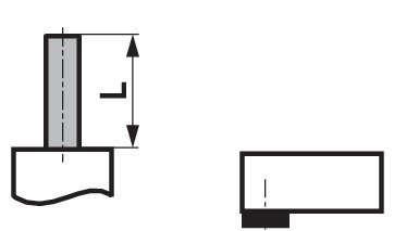 NM24P-SR — Длина шпинделя
